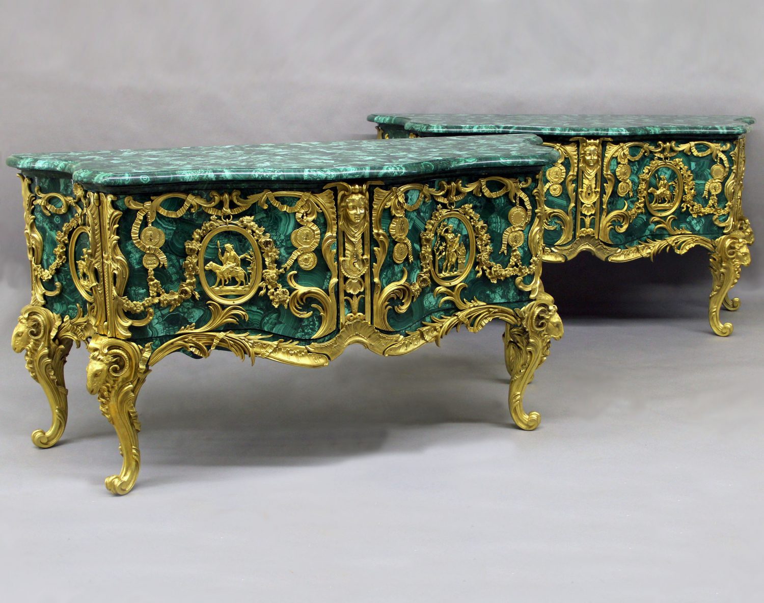 A Palatial Pair Of Late Th Early Th Century Gilt Bronze Mounted