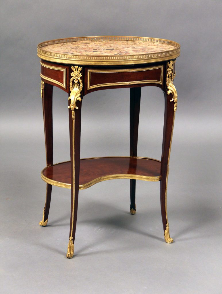 A Late 19th/Early 20th Century Louis XV Style Gilt Bronze Mounted Side ...